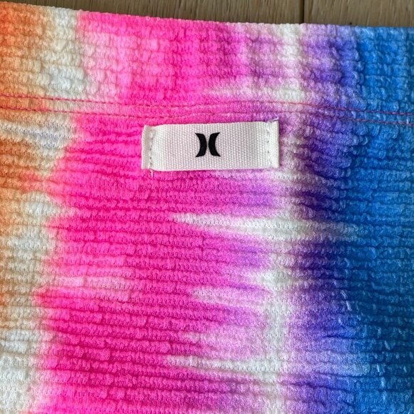 Hurley Womens Large Ombre Rainbow Cover Up Mini Skirt Stretch - Picture 9 of 10